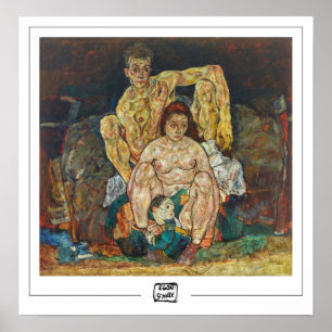Affiche d'art Zedign Egon Schiele #17-2