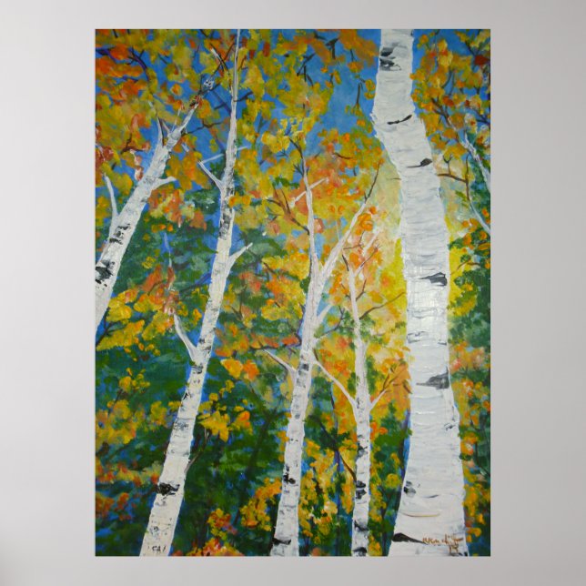 Affiche d'automne Aspen (Devant)