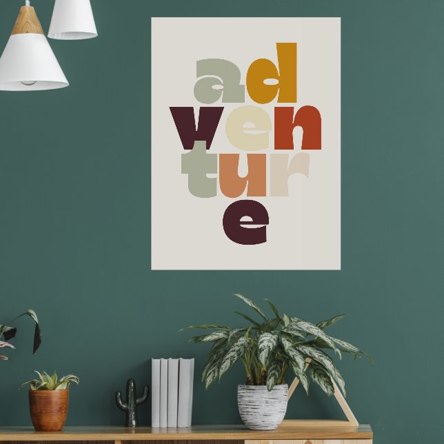Affiche d'aventure de style rétro (Salon 1)