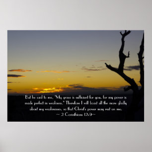 Affiche de 12:9 de 2 Corinthiens