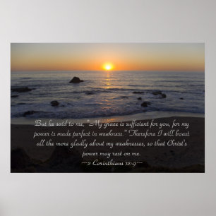 Affiche de 12:9 de 2 Corinthiens