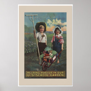 Affiche de 1919 de la Jardin de la Victoire de l'é