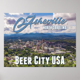 🍺 Affiche de Asheville Beer City USA