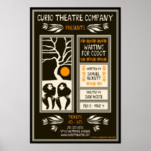 Affiche de ATTENTE de ~ de GODOT par Elizabeth