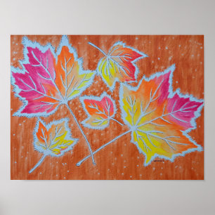 Affiche de automne Leaves