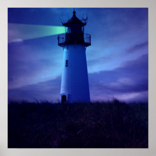 Affiche de balise de phare