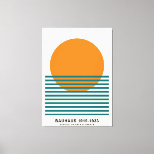 Affiche de bandes Bauhaus Sunset Strip Art mural r