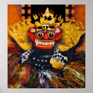 Affiche de Barong de Balinese