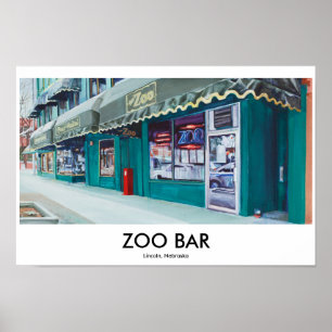 Affiche de barre de zoo