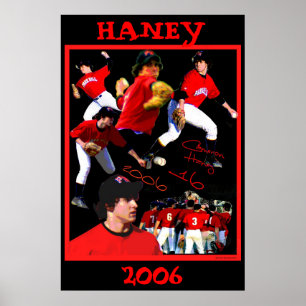 Affiche de base-ball de Haney