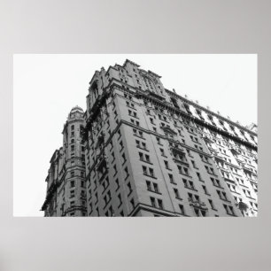 Affiche de bâtiment de New York City B&W d'extra