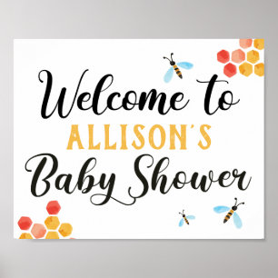 Affiche de bienvenue Baby shower