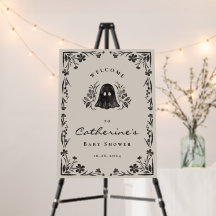 Affiche de bienvenue Baby shower de Little Boo Hal