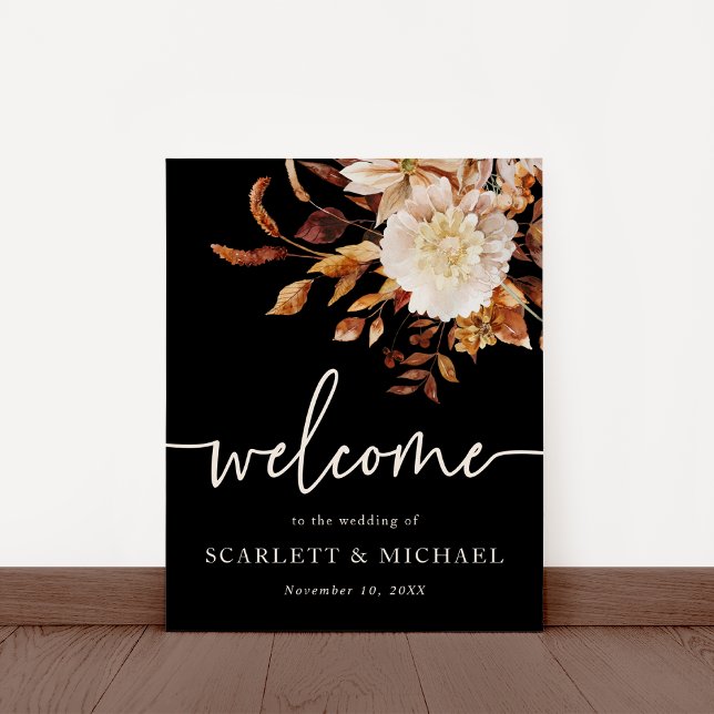 Affiche de bienvenue Black Fall (Black Fall Welcome Poster
)