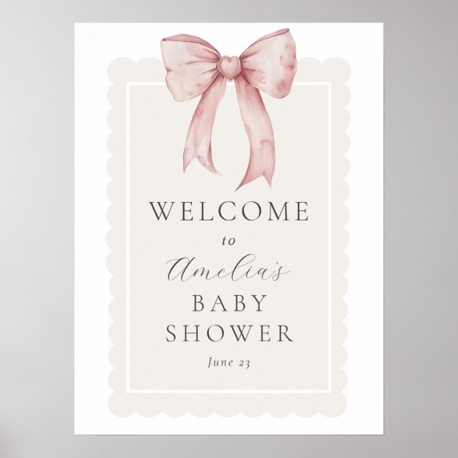 Affiche de bienvenue de douche pour bébé garçon ro (Devant)