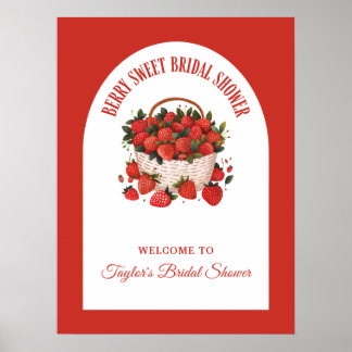 Affiche de bienvenue de Fête des mariées Berry Swe