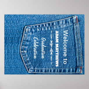 Affiche de bienvenue Denim Pocket