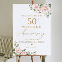 Affiche de bienvenue du 50e anniversaire, Blush Ma