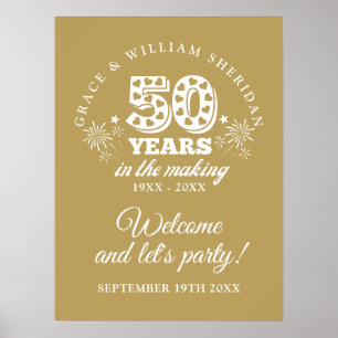Affiche de bienvenue du 50e anniversaire de Making