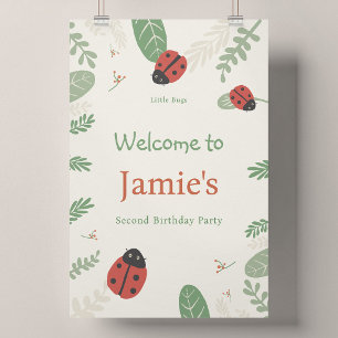 Affiche de bienvenue extra large pour l'anniversai