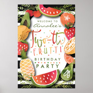 AFFICHE DE BIENVENUE   Fruits à deux tti fête d'an