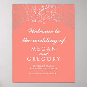 Affiche de bienvenue Mariage de la respiration pou