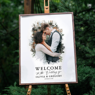 Affiche de bienvenue Mariage photo