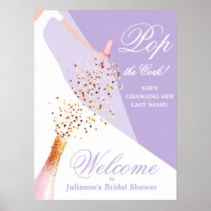 Affiche de bienvenue pour la fête de mariage en no