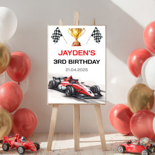 Affiche de bienvenue pour l'anniversaire des garço