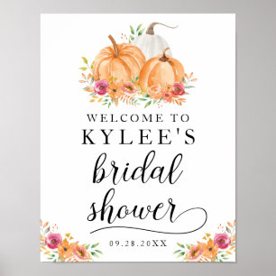 Affiche de bienvenue pour une baby shower de citro