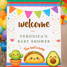 Affiche de bienvenue pour une Baby Shower sur le t