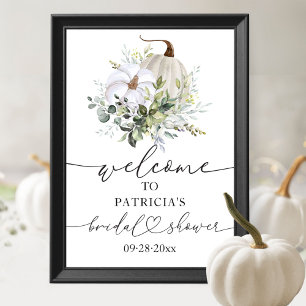 Affiche de bienvenue pour une douche de nuptiale d