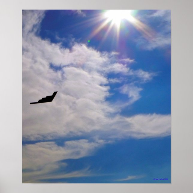 Affiche de bombardement furtif (Devant)