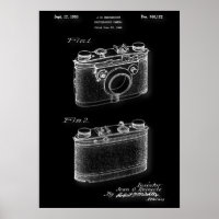 Affiche de brevet de la caméra photographique