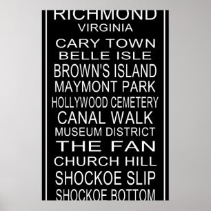 Affiche de Bus roll Richmond Virginie