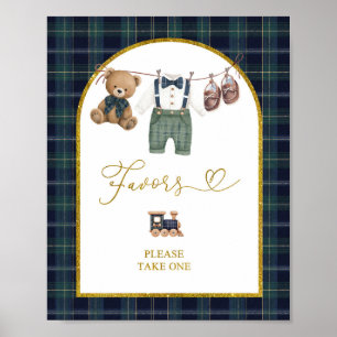 Affiche de cadeaux de Baby Shower pour petit gentl