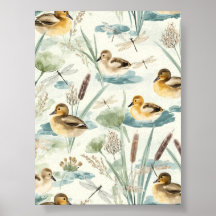 Affiche de canard pour mur, décoration de chambre