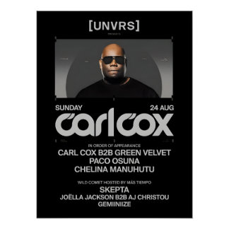 Affiche de Carl Cox