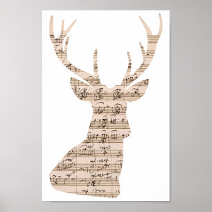 affiche de cerf