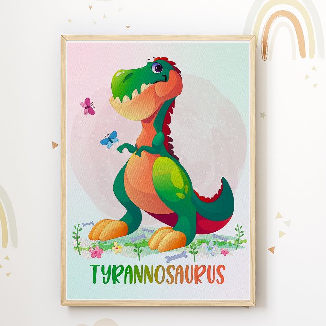 Affiche de chambre d'enfants dinosaure T-Rex Impre (Créateur téléchargé)