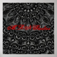 Affiche de Charcoal Mandala