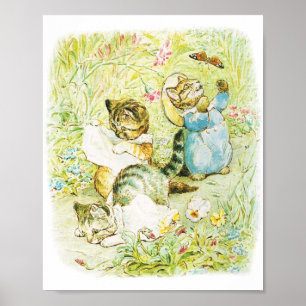 Affiche de chat Tom Kitten pour bébé et mur de nur