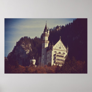 Affiche de château de Neuschwanstein