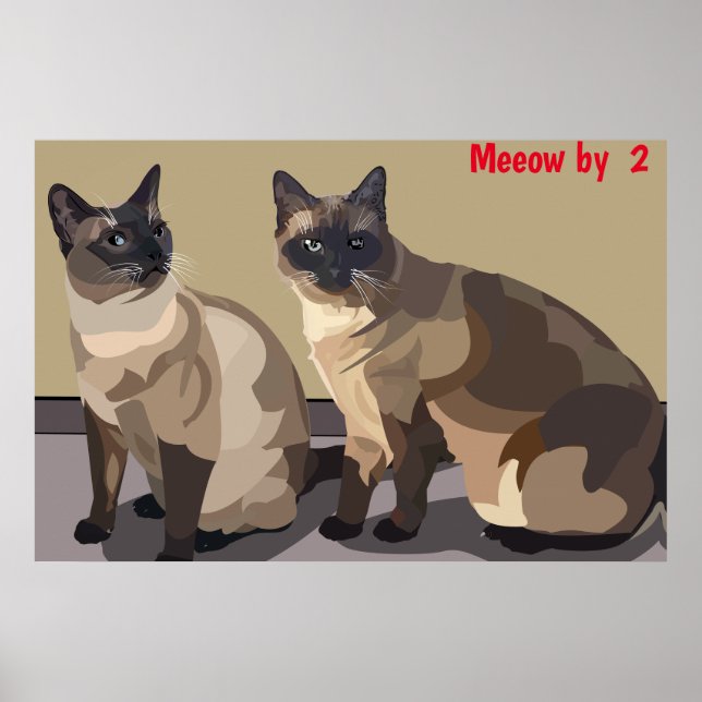 Affiche de chats (Devant)