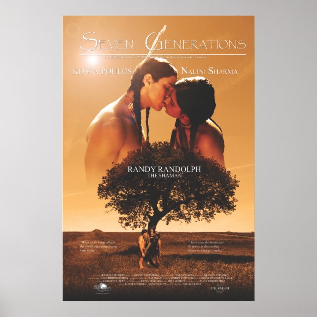 Affiche de cinéma de sept générations CSA 27x40 (Devant)