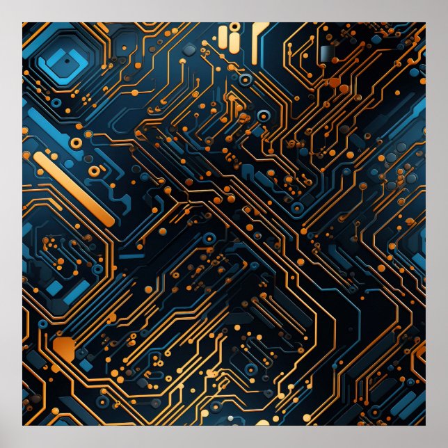 Affiche de circuit électronique (Devant)