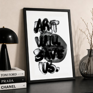 Affiche de citation Art Should Comfort the Disturb