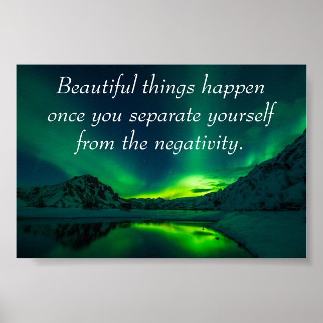 Affiche de citation d'affirmation positive (Devant)