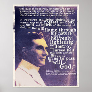 Affiche de citation de lac john G