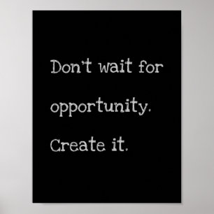 Affiche de citation de "occasion"